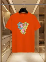 Pure cotton Round neck T-Shirts For Men - Image 2