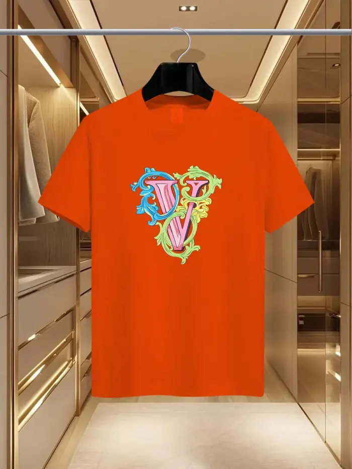Pure cotton Round neck T-Shirts For Men - Image 2
