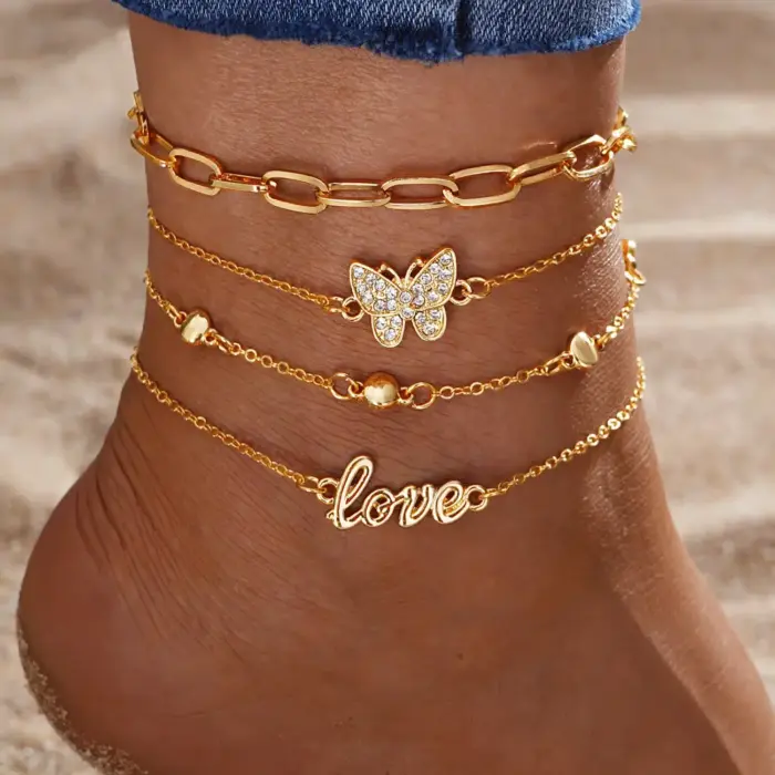 Adjustable Anklet Set For Women - Image 6