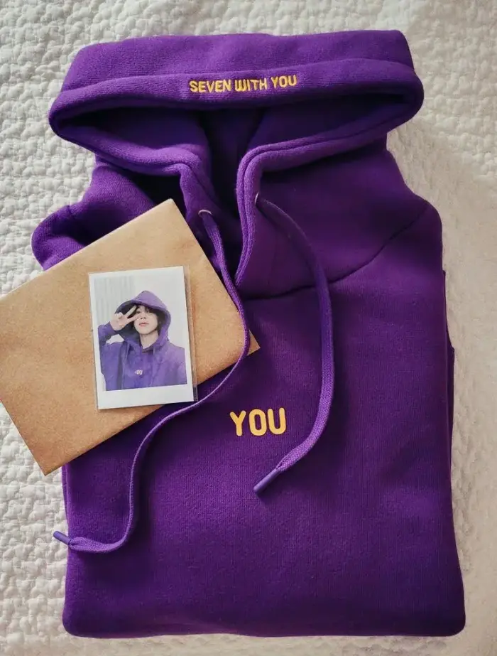 Purple Bts Hoodies For Women - Image 1