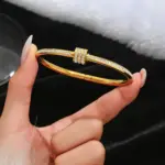 Stainless Steel Lucky Bangles For Women - Image 5