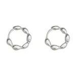 925 Sterling Silver Hoop Earrings - Image 5