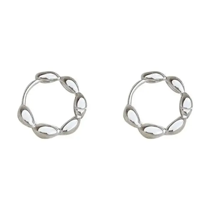 925 Sterling Silver Hoop Earrings - Image 5