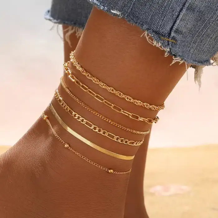 7pcs Starfish Anklet For Women - Image 3