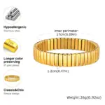 Stainless Steel Elastic Bracelet  For Women E - Image 5