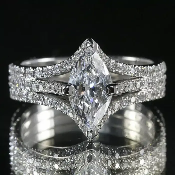 Bright Zirconia Ring For Women - Image 1
