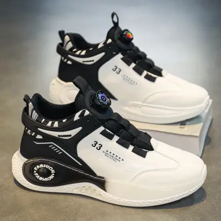 Non Slip Sneakers With Rotating Buckle For Men