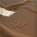 Shiny Zircon Heart Pendant Necklace For Women
