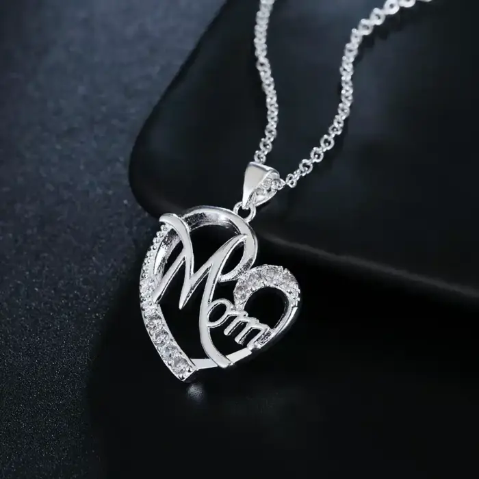 45cm Elegant Mom Pendant Necklace For Women - Image 3