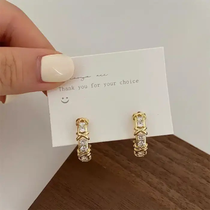 Vintage Stud Earrings For Women - Image 5