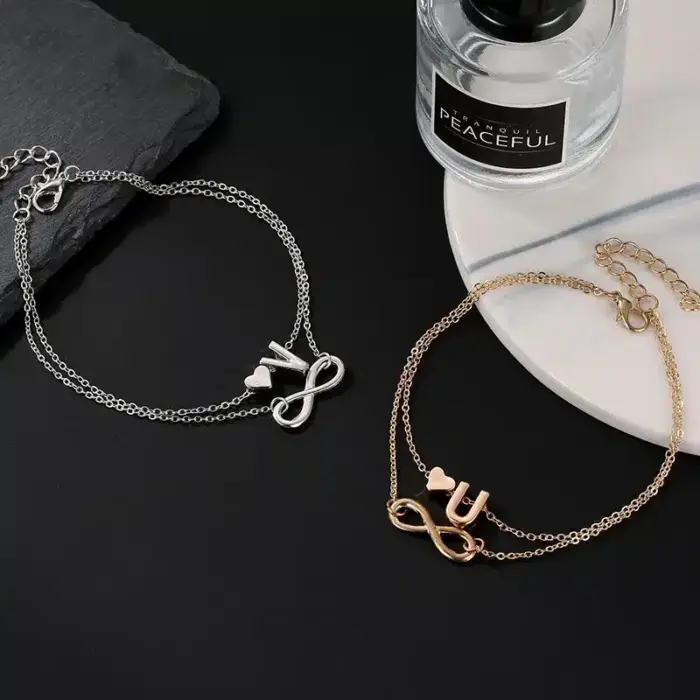 Letter Anklet For Women - Image 5
