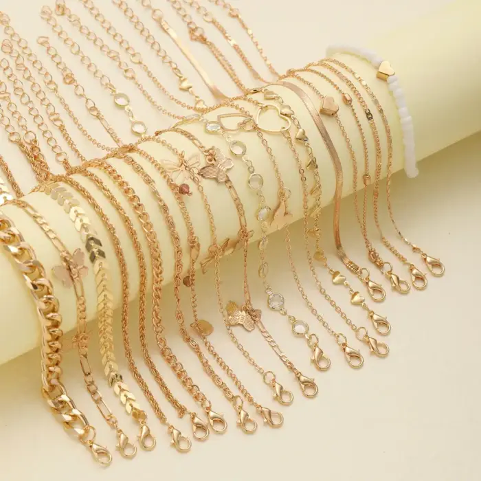 20 Pcs Chain Anklet For Women - Image 5