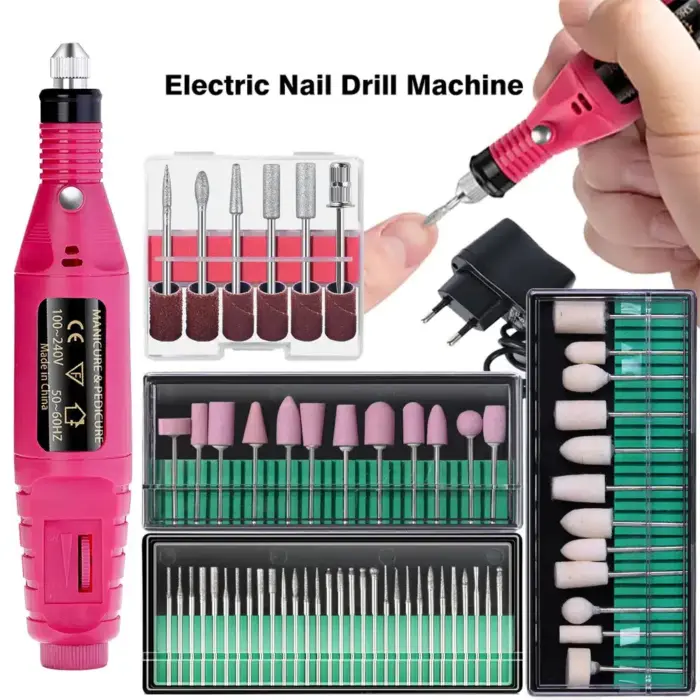 Portable Professional Electric Nail Drill Machine - Image 2