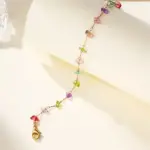Colorful Natural Stone Anklet For Women - Image 2