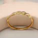 Stainless Steel Twisted Bangles For Women - Image 5