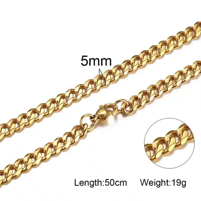 Cuban Chain Necklace For Men - Image 5