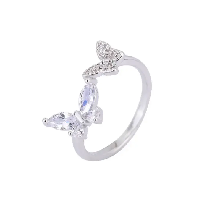 Simple Butterfly Rings For Women - Image 5