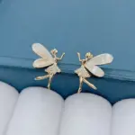 Crystal Fairy Stud Earrings For Women - Image 2
