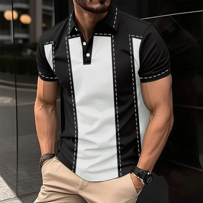 Breathable Polo Shirt For Men - Image 2