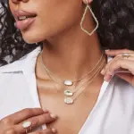 Titanium Steel Birthstone Crystal Pendant Necklaces - Image 2