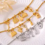 Stainless Steel Charm Bracelet For Women - Image 3
