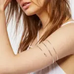 6 Pieces Upper Arm Bracelets For Women - Image 2