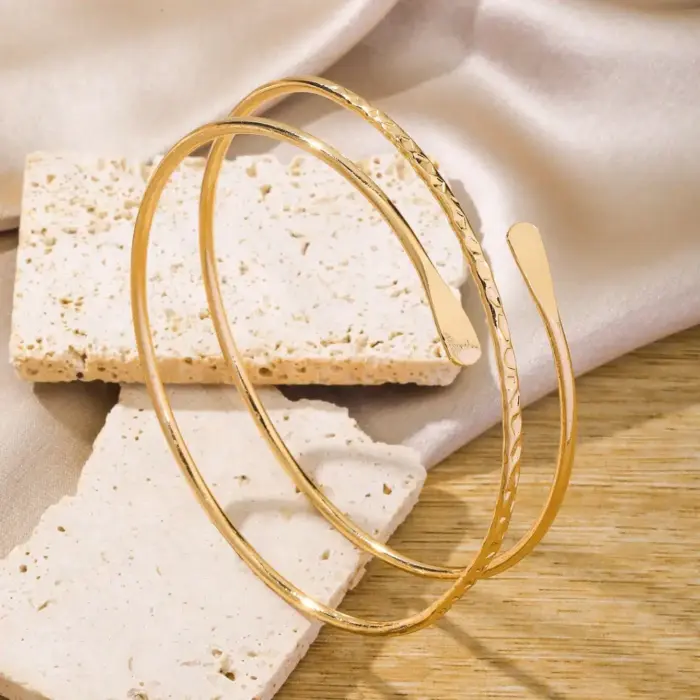 6 Pieces Upper Arm Bracelets For Women - Image 4