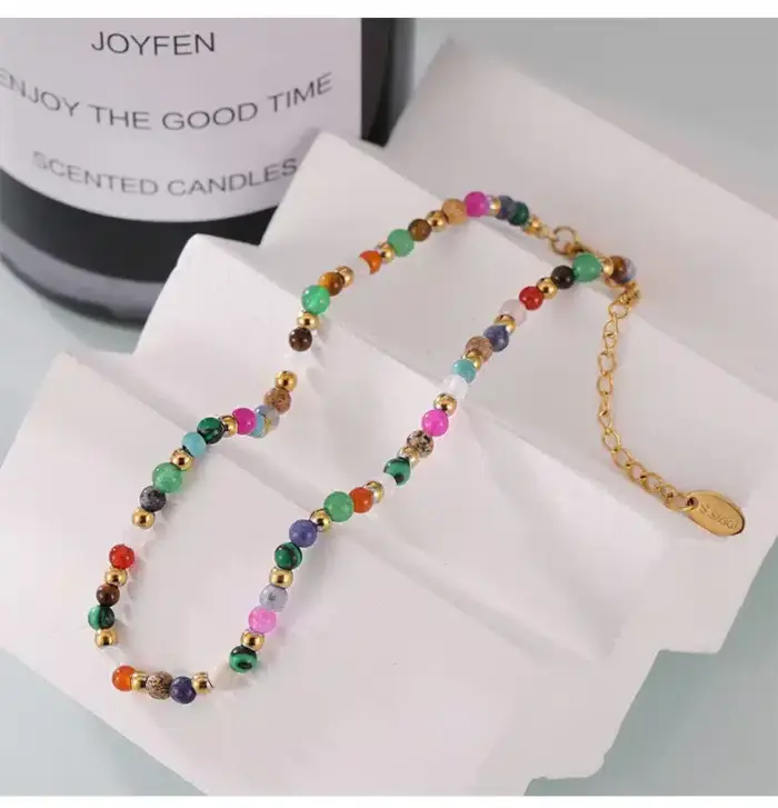 Natural Stone Anklet For Women - Image 4