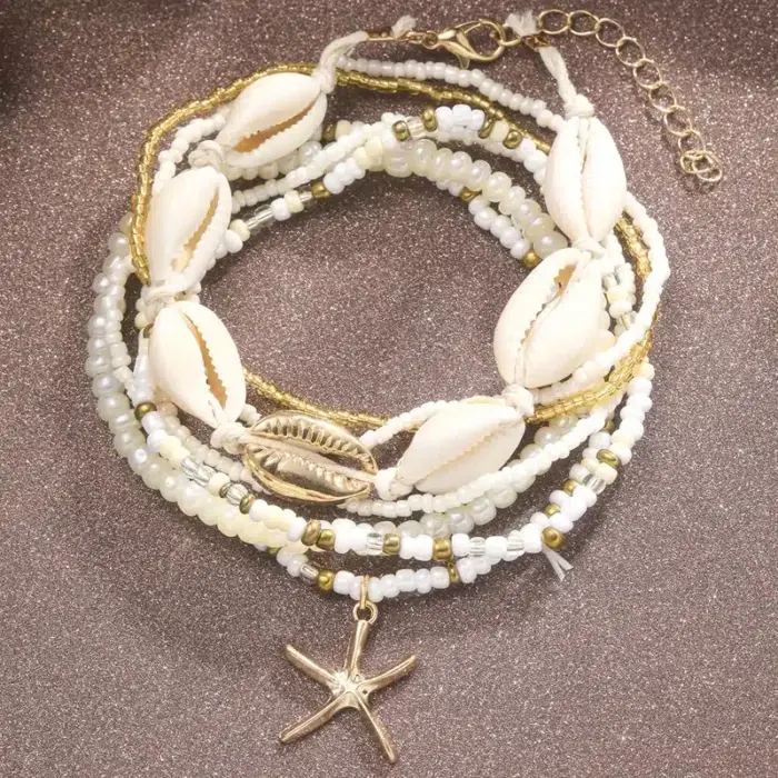7pcs Starfish Anklet For Women - Image 5