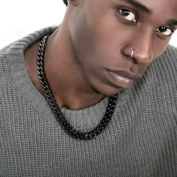 Basic Stainless Steel Cuban Necklaces For Men - Image 3