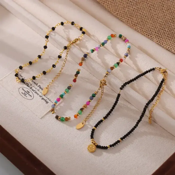 Natural Stone Anklet For Women - Image 2