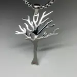 Stainless Steel Tree Of Life Pendant For Men - Image 4