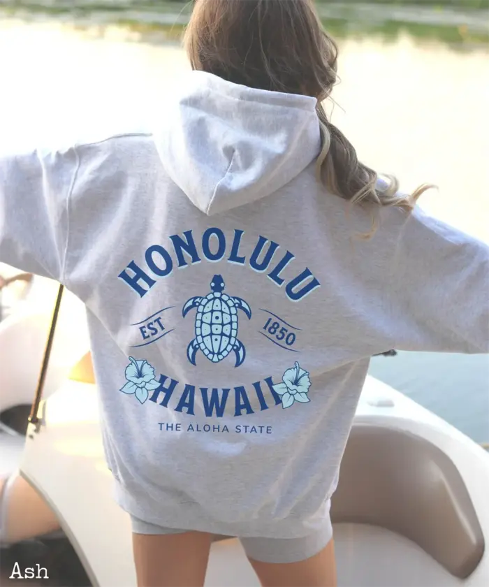 Casual Honolulu Hoodies For Women - Image 2