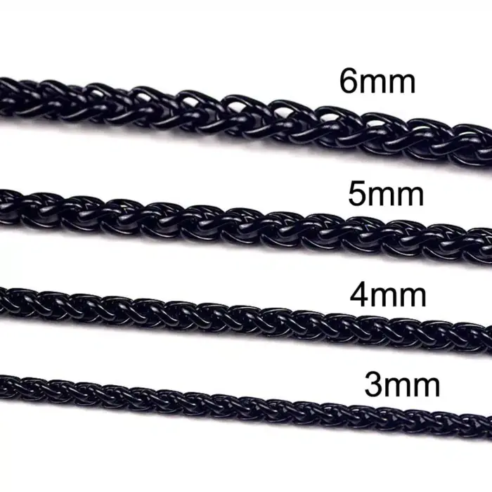 Classic Stainless Steel Chain Necklace For Men - Image 3