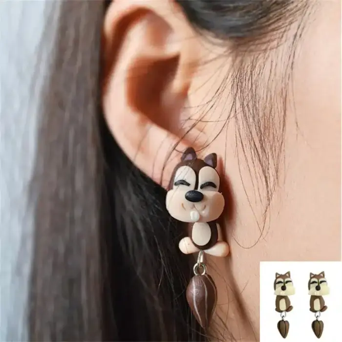 3D Cartoon Stud Earrings For Women - Image 2