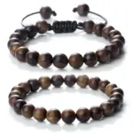 Wooden Buddha Beads Bracelet For Men