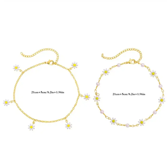 Daisy Anklet For Women - Image 6