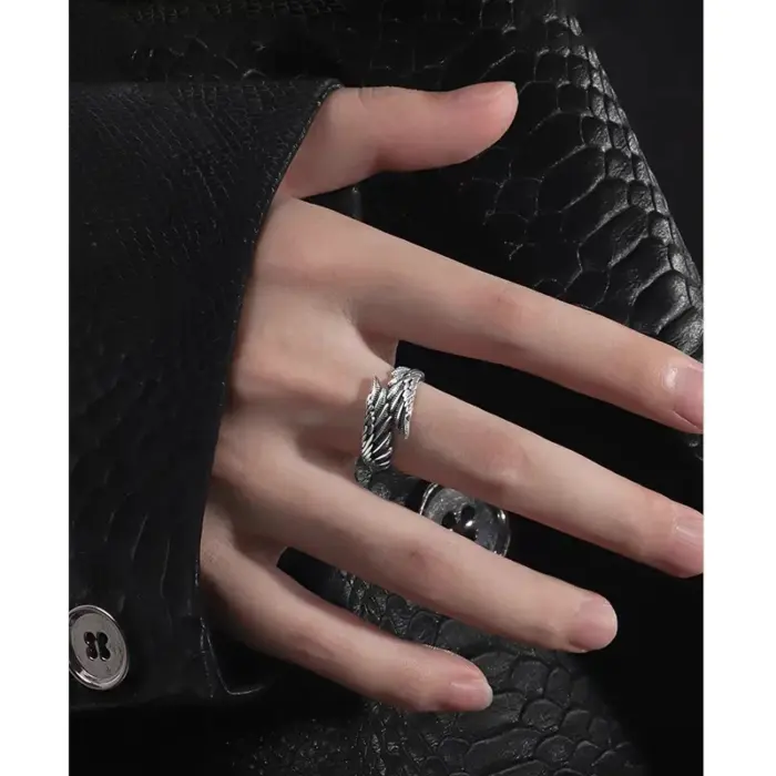 Angel Demon Wings Ring For Men - Image 4