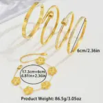 Stainless Steel Lucky Bangles For Women - Image 4