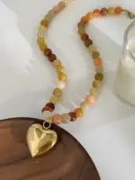 Natural Stones Beaded Necklace For Women - Image 4