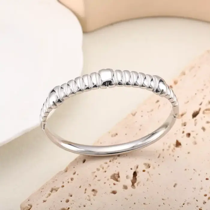 Waterproof Stainless Steel Bangles - Image 3