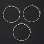 5 Pcs Metal Anklet Set For Women - Image 6