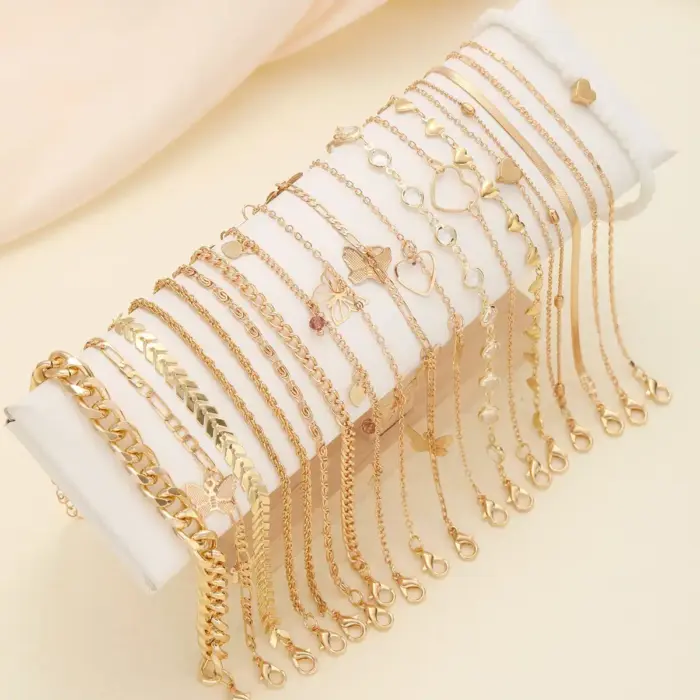 20 Pcs Chain Anklet For Women - Image 2