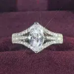 Bright Zirconia Ring For Women - Image 2