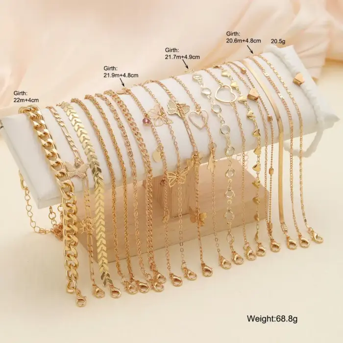 20 Pcs Chain Anklet For Women - Image 6
