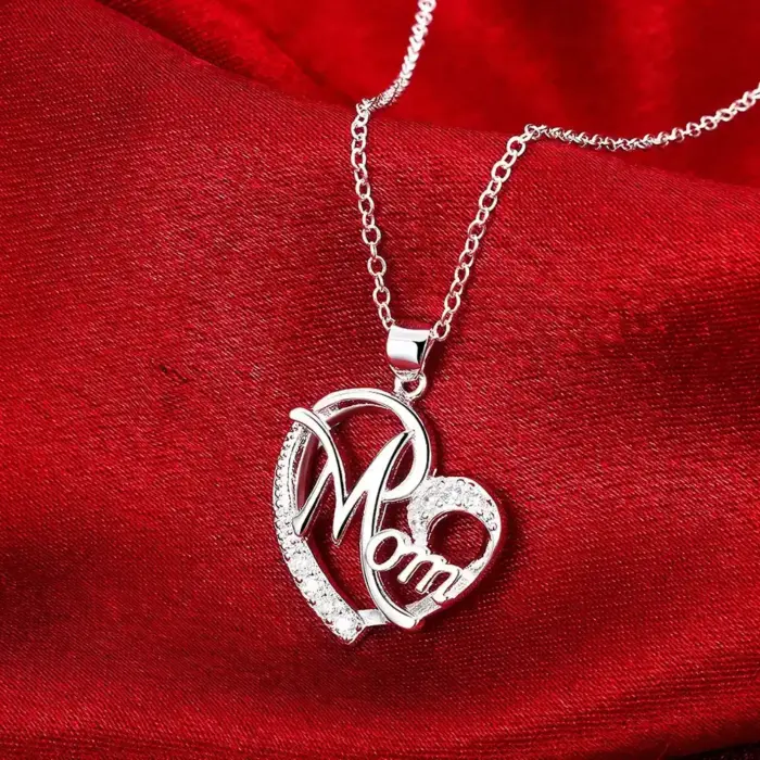 45cm Elegant Mom Pendant Necklace For Women - Image 2