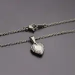 Heart Photo Frame Pendant Necklace For Women