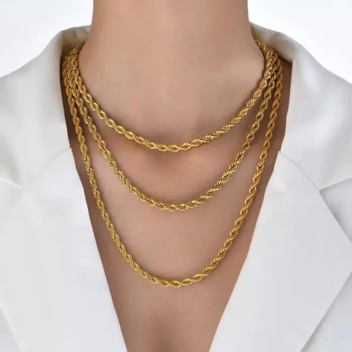 Stainless Steel Chain Necklace For Men - Image 2