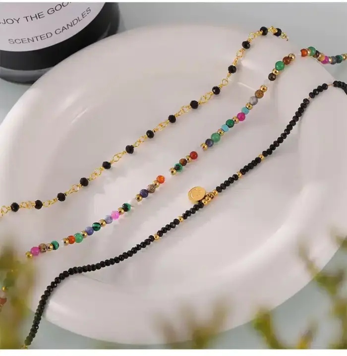 Natural Stone Anklet For Women - Image 3