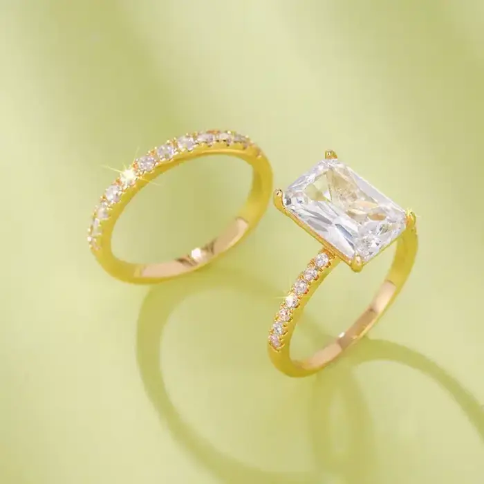 Classic Cubic Zirconia Rings For Women - Image 3